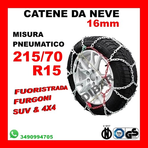 Catene neve per furgoni - per, e